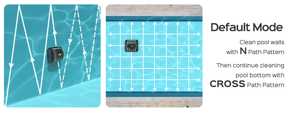 WYBOT C1 Cordless Robotic Pool Cleaner, 150min Runtime, Wall Climbing, Intelligent Route Planning, APP Control, for Pools up to 1,615 Sq.ft