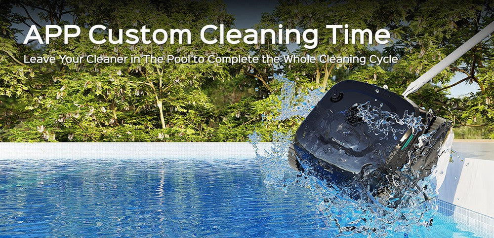 WYBOT C2 Cordless Pool Robot Vacuum, Wall and Waterline Cleaning, Dual Cleaning Filtration, for Inground Pools Up to 2512Sq.ft, Black Green