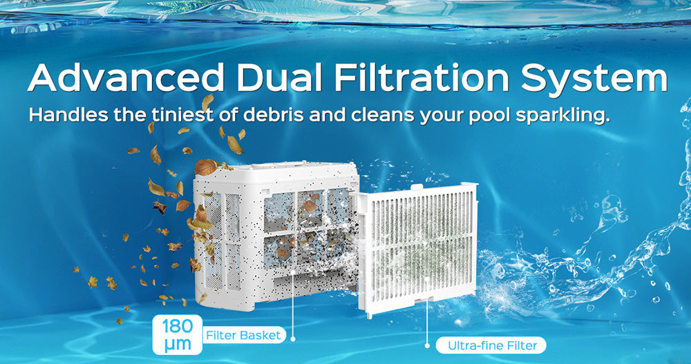 WYBOT C2 Cordless Pool Robot Vacuum, Wall and Waterline Cleaning, Dual Cleaning Filtration, for Inground Pools Up to 2512Sq.ft, Black Green