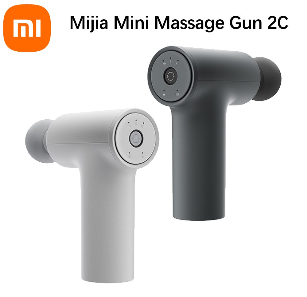 Xiaomi Mijia Mini Electric Massage Gun 2C, Muscle Relax Massager, Exercising Slimming Body Portable Fascial Gun - Dark Grey