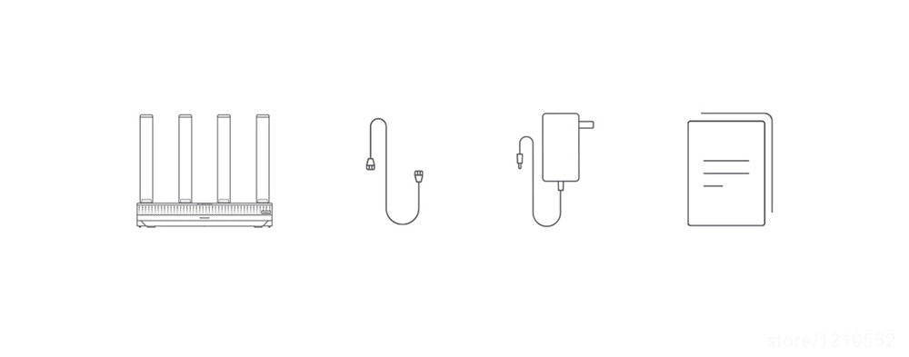 Xiaomi AX3000T CN Version IPTV Gigabit Ethernet Router, 5 Channel Signal Amplifiers, 3000MB Wireless Rate, WiFi 6