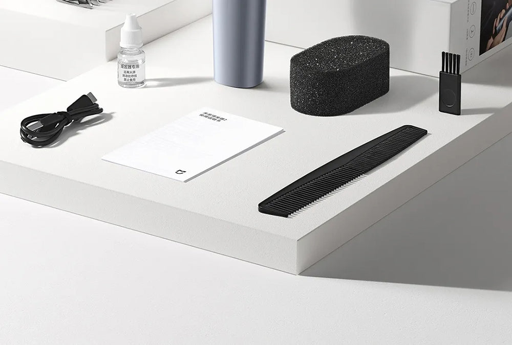 Xiaomi Mijia Hair Clipper 2 Rechargeable Trimmer, Dual-Speed Control, High Hardness Blade, Up to 180 Mins Runtime, Digital Display, IPX7 Waterproof