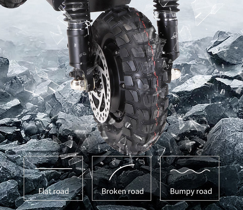 YUME Y10 Electric Scooter, 1200*2 Motor, 52V 23.4Ah Battery, 10